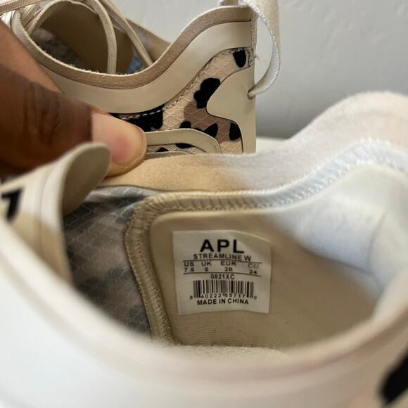 APL Streamline Leopard Animal Print Lace Up Athletic Running Sneakers Size 7.5 - Picture 11 of 12